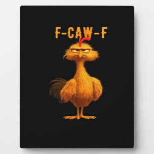 F-Caw-F Kip Essentiële Trendy Kunst Fotoplaat