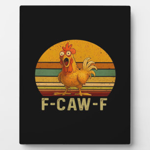 F-Caw-F Kip Essentiële Vintage Grafische Fotoplaat