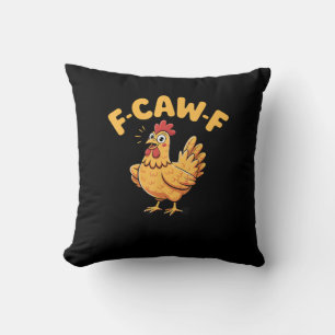 F-Caw-F Kip F-Caw-F Kip Vintage Stijl Kussen