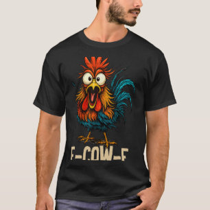 F-caw-f Kip Fcawf Haan Koffie T-shirt
