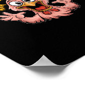 F Caw F Kip Grappig FCawF Haantje F-Caw-F Kip Poster (Hoek)