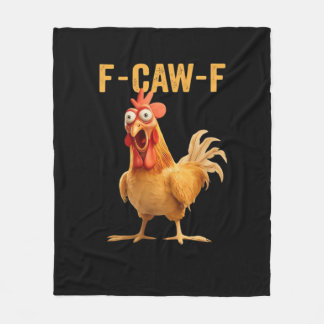 F-Caw-F-Kip Grappig Trend Fleece Deken