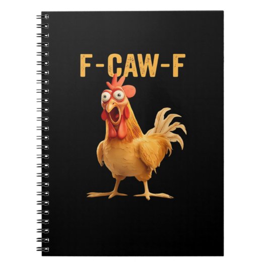 F-Caw-F-Kip Grappig Trend Notitieboek (Voorkant)