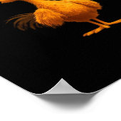 F-Caw-F Kip Grappig Trendy Poster (Hoek)