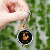 F-Caw-F-Kip Grappig Trendy Sleutelhanger (Hand)