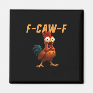 F-Caw-F Kip Grappige Kip F-Caw-F Tandwiel Retro G Magneet