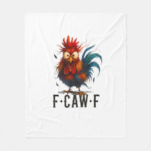 F-Caw-F Kip Haan Grappige Meme Fleece Deken