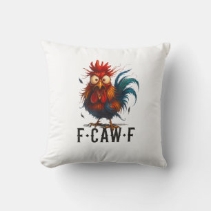 F-Caw-F Kip Haan Grappige Meme Kussen