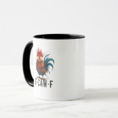 F-Caw-F Kip Haan Grappige Meme Mok (Voorkant links)
