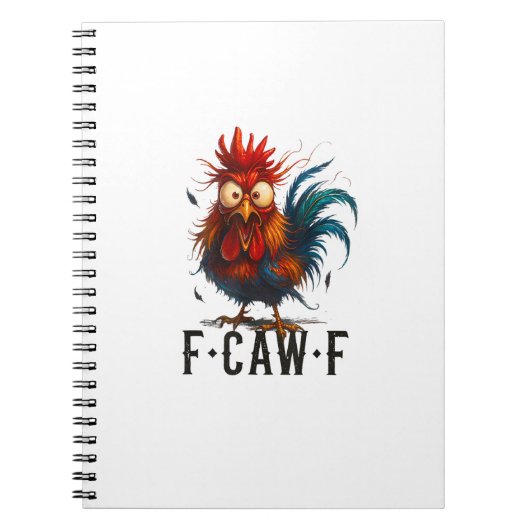 F-Caw-F Kip Haan Grappige Meme Notitieboek (Voorkant)