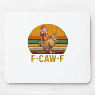 F-Caw-F Kip Humor Essentieel Minimaal Schoon Muismat