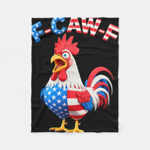 F-caw-f Kip Humor Quote Haan Meme Grappig NL Fleece Deken
