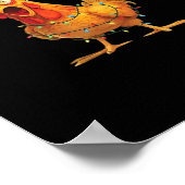 F-Caw-F Kip Kerst Essentieel Poster (Hoek)