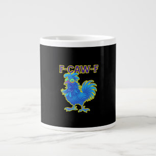 F-Caw-F Kip Klassiek Creatief Casual Grote Koffiekop