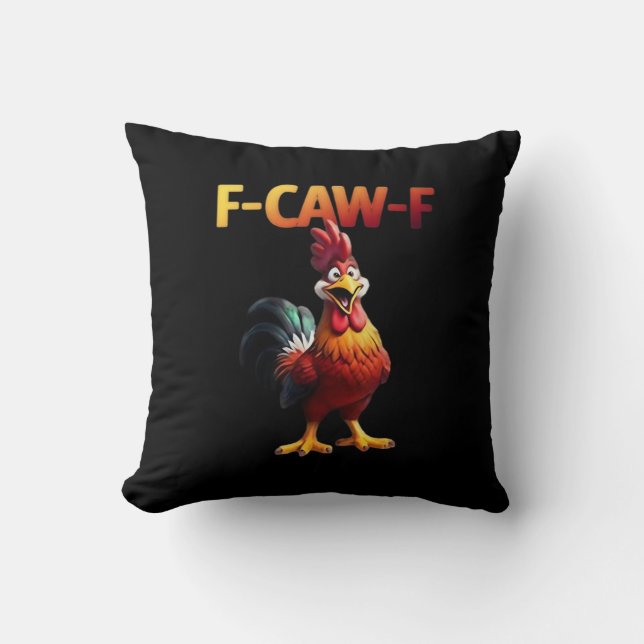 F-Caw-F Kip Klassiek Creatief Casual Kussen (Voorkant)