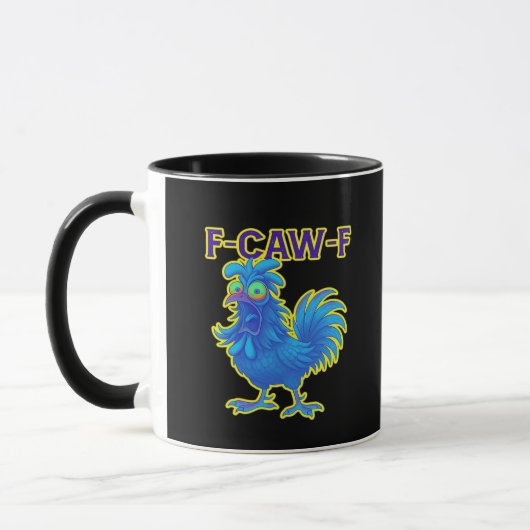 F-Caw-F Kip Klassiek Creatief Casual Mok (Links)