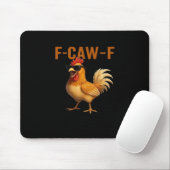 F-Caw-F Kip Klassiek Esthetisch Ontwerp Muismat (Met muis)