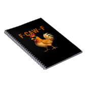 F-Caw-F Kip Klassiek Esthetisch Ontwerp Notitieboek (Rechterzijde)