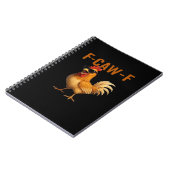 F-Caw-F Kip Klassiek Esthetisch Ontwerp Notitieboek (Linkerzijde)