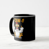 F-Caw-F Kip Klassiek Grappig Trend Mok (Voorkant links)