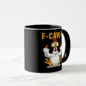 F-Caw-F Kip Klassiek Grappig Trend Mok (Voorkant rechts)
