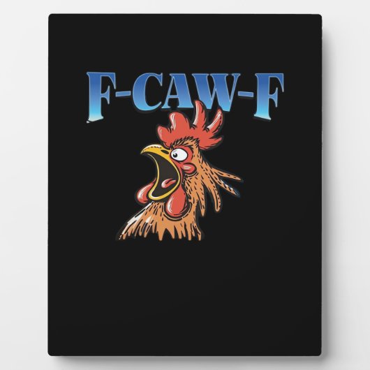 F-Caw-F Kip Klassiek Koel Uniek Fotoplaat (Voorkant)