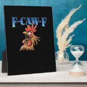 F-Caw-F Kip Klassiek Koel Uniek Fotoplaat (Zijkant)