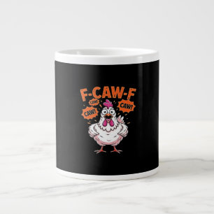 F-Caw-F Kip Klassiek Koel Uniek Grote Koffiekop
