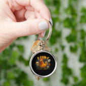 F-Caw-F Kip Klassiek Minimaal Schoon Sleutelhanger (Hand)