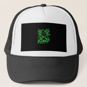 F-Caw-F Kip Klassiek Minimalistisch Schoon Trucker Pet