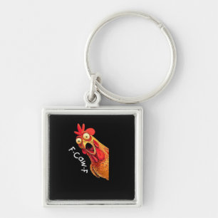 F-Caw-F-Kip Klassiek Vintage Grafisch Sleutelhanger