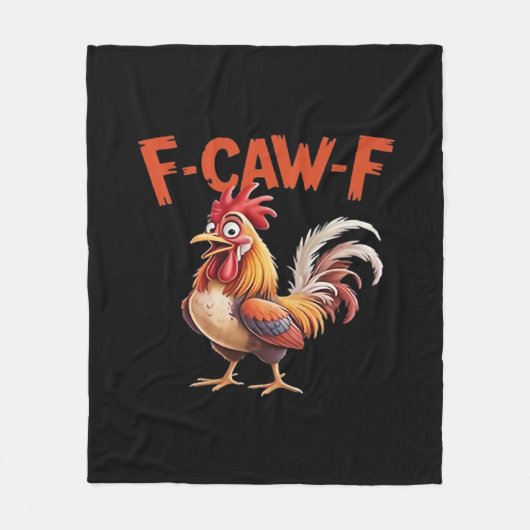 F-Caw-F Kip Klassieke Creatieve Stijl Fleece Deken (Voorkant)
