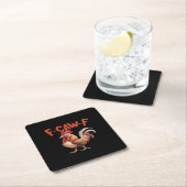 F-Caw-F Kip Klassieke Creatieve Stijl Kartonnen Onderzetters (Insitu)