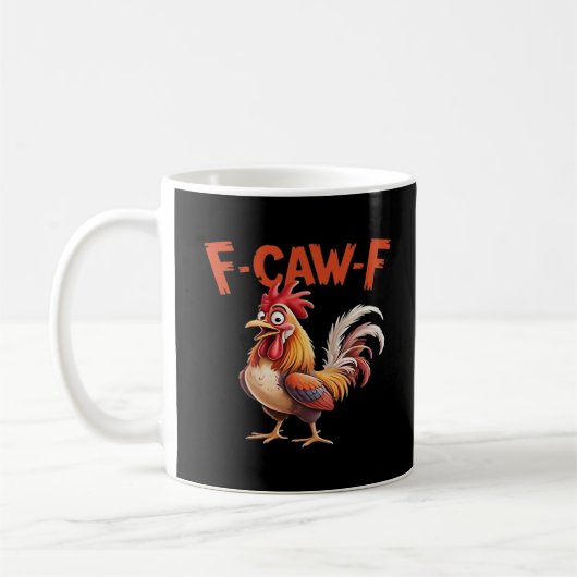 F-Caw-F Kip Klassieke Creatieve Stijl Koffiemok (Links)