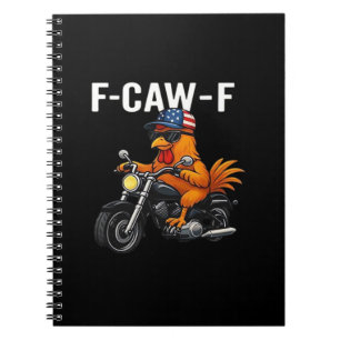 F-Caw-F Kip Klassieke Esthetische Grafische Notitieboek