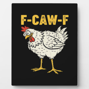 F-Caw-F Kip Klassieke Retro Koel Fotoplaat