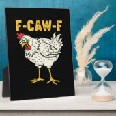 F-Caw-F Kip Klassieke Retro Koel Fotoplaat (Zijkant)