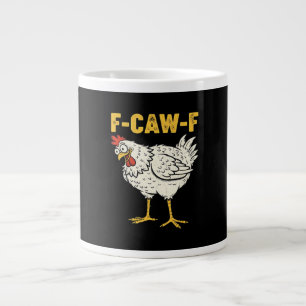 F-Caw-F Kip Klassieke Retro Koel Grote Koffiekop