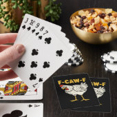 F-Caw-F Kip Klassieke Retro Koel Pokerkaarten (Insitu)