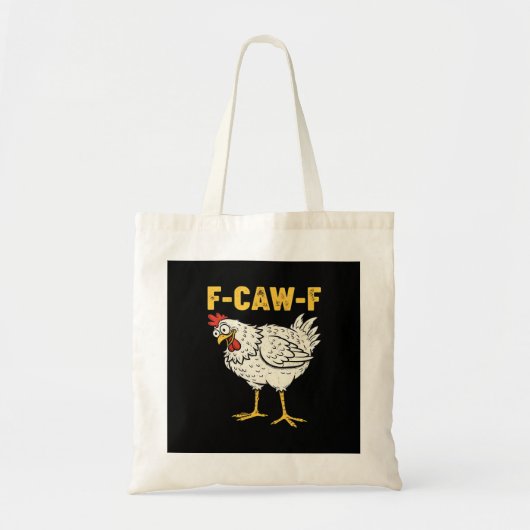 F-Caw-F Kip Klassieke Retro Koel Tote Bag (Voorkant)