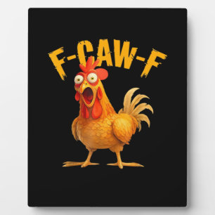 F-Caw-F Kip Klassieke Retro Stijl Fotoplaat
