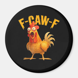 F-Caw-F Kip Klassieke Retro Stijl Magneet