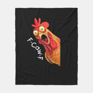 F-Caw-F-Kip Klassieke Vintage Grafiek Fleece Deken