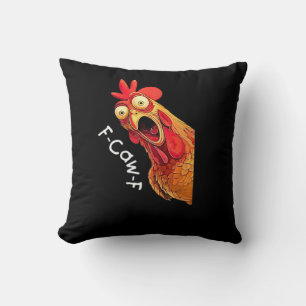 F-Caw-F-Kip Klassieke Vintage Grafiek Kussen