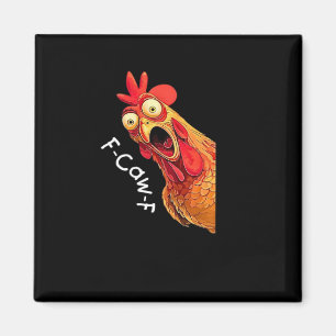 F-Caw-F-Kip Klassieke Vintage Grafiek Magneet