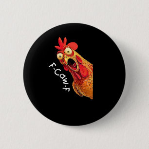 F-Caw-F-Kip Klassieke Vintage Grafiek Ronde Button 5,7 Cm