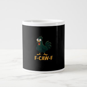 F-Caw-F Kip Klassieke Vintage Stijl Grote Koffiekop