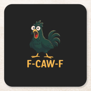 F-Caw-F Kip Klassieke Vintage Stijl Kartonnen Onderzetters