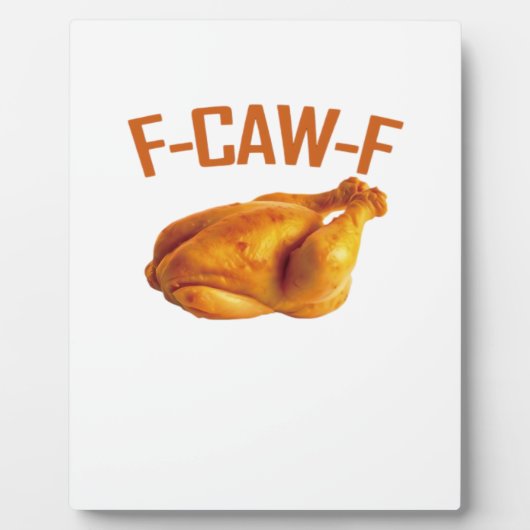 F-Caw-F Kip Klassieker Fotoplaat (Voorkant)