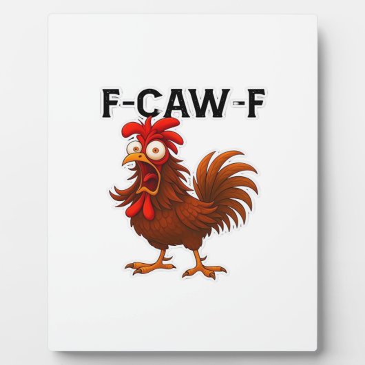 F-Caw-F Kip Klassieker Fotoplaat (Voorkant)